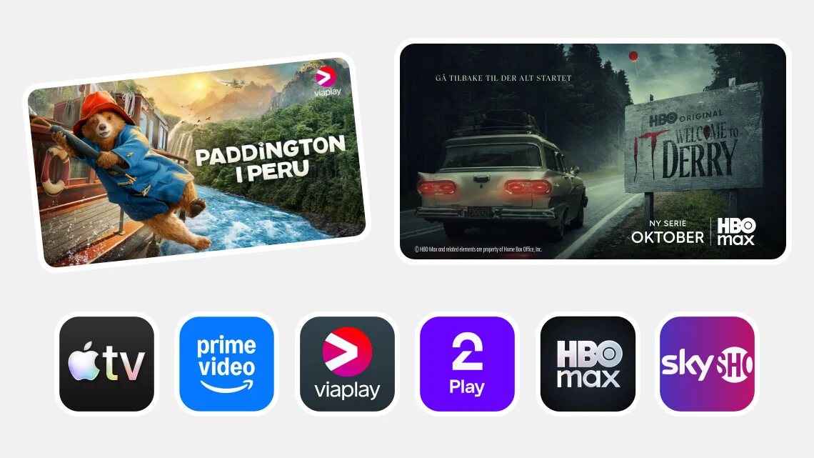 Streamingtjenestene du kan bytte mellom