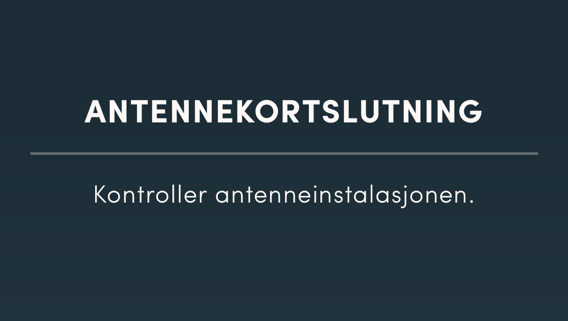 Antennekortslutning
