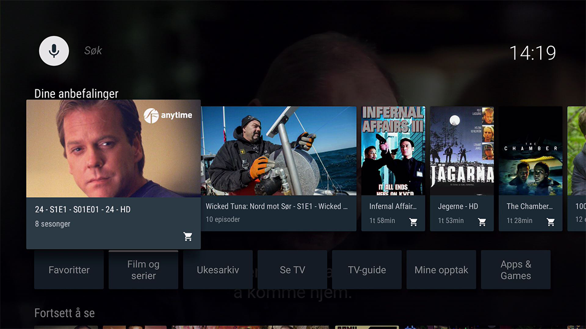 Anbefalinger for deg
