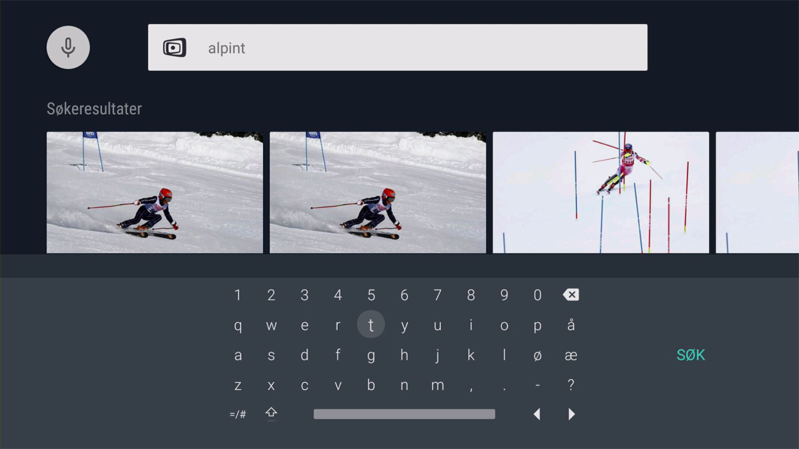 Søk innhold med tekstsøk
